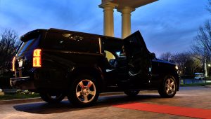 Charlotte Weddigng getaway car