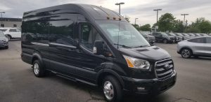 Ford Transit 350 HD Black Limo